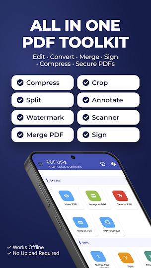PDF Utils all-in-one PDF toolkit screen